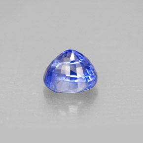 Saphir bleue naturelle coupe ovale, 1,55 ct, VS
