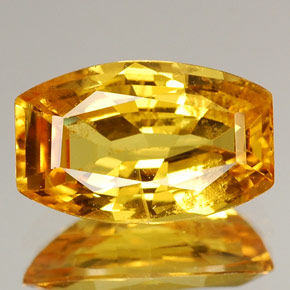 Saphir jaune naturelle forme fantaisie, 2,06 ct, VS-SI