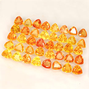 Achetez naturel ct orange saphir gems, trillion, en provenance tanzanie (songea) chez gemselect. en stock, livraison internationale!
