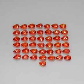 Achetez naturel ct orange saphir gems, en forme de poire, en provenance tanzanie (songea) chez gemselect. en stock, livraison internationale!