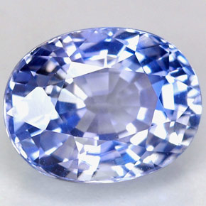 Saphir bleue naturelle coupe ovale, 4,76 ct, IF