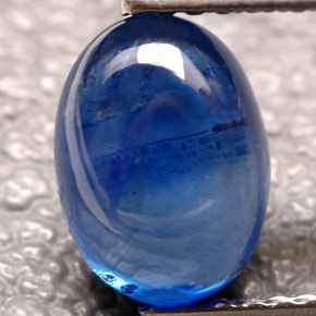 Saphir bleue naturelle transparent, 2,31 ct, transparent / translucide
