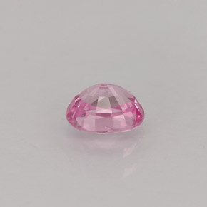 Saphir rose naturelle coupe ovale, 0,58 ct, VS