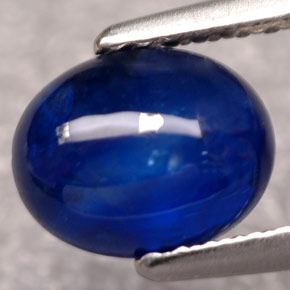 Saphir bleue naturelle transparent, 1,83 ct, transparent / translucide