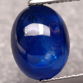 Saphir bleue naturelle transparent, 1,83 ct, transparent / translucide