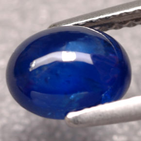 Saphir bleue naturelle transparent, 1,83 ct, transparent / translucide