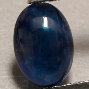 Saphir bleue naturelle transparent, 1,90 ct, transparent / translucide