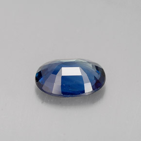 Saphir bleue naturelle coupe ovale, 1,07 ct, VS-SI