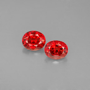 Achetez naturel ct orange saphir gems, coupe ovale, en provenance tanzanie (songea) chez gemselect. en stock, livraison internationale!