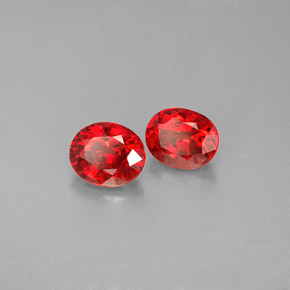 Achetez naturel ct orange saphir gems, coupe ovale, en provenance tanzanie (songea) chez gemselect. en stock, livraison internationale!