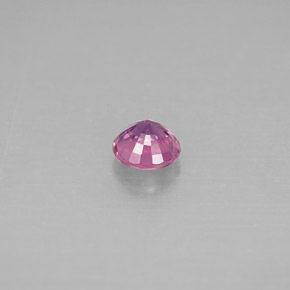 Saphir violet naturelle coupe roude, 0,56 ct, VS-SI