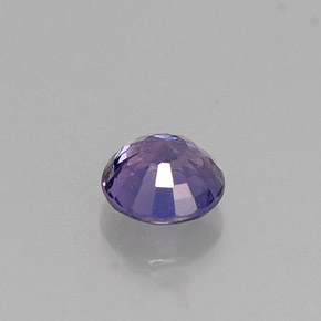Saphir violet naturelle coupe roude, 0,40 ct, VVS-VS