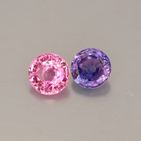 Achetez naturel ct multicolore saphir gems, coupe roude, en provenance tanzanie chez gemselect. en stock, livraison internationale!