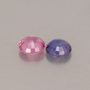 Achetez naturel ct multicolore saphir gems, coupe roude, en provenance tanzanie chez gemselect. en stock, livraison internationale!