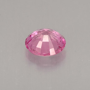 Saphir rose naturelle coupe roude, 0,39 ct, VS