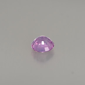 Saphir violet naturelle coupe roude, 0,52 ct, VS