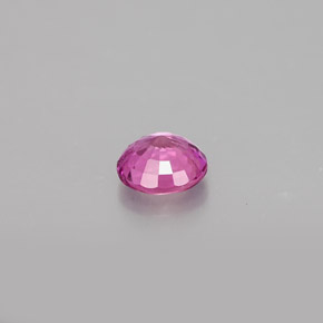 Saphir rose naturelle coupe roude, 0,48 ct, VVS
