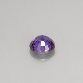 Saphir violet naturelle coupe roude, 0,52 ct, VS-SI