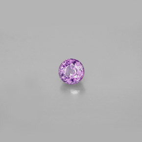 Saphir violet naturelle coupe roude, 0,47 ct, VS