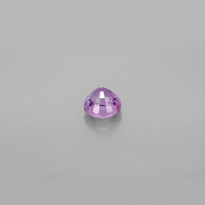 Saphir violet naturelle coupe roude, 0,47 ct, VS