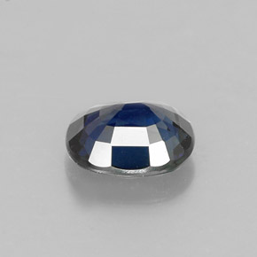Saphir bleue naturelle coupe ovale, 0,85 ct, VS