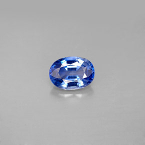 Saphir bleue naturelle coupe ovale, 1,15 ct, VS