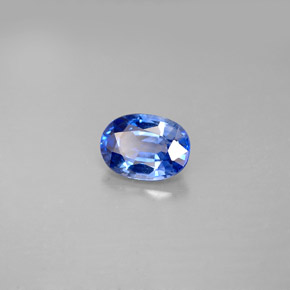 Saphir bleue naturelle coupe ovale, 1,15 ct, VS
