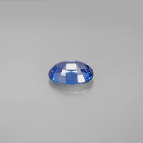 Saphir bleue naturelle coupe ovale, 1,15 ct, VS