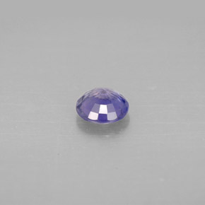 Saphir bleue naturelle coupe roude, 0,64 ct, VS-SI
