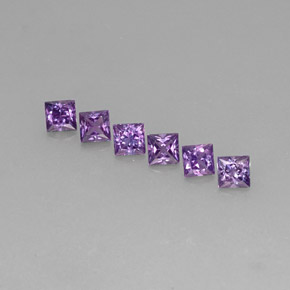 Achetez naturel ct violet saphir gems, carré, en provenance tanzanie chez gemselect. en stock, livraison internationale!