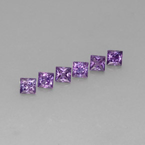 Achetez naturel ct violet saphir gems, carré, en provenance tanzanie chez gemselect. en stock, livraison internationale!