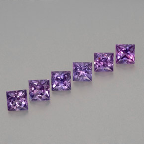 Achetez naturel ct violet saphir gems, carré, en provenance tanzanie chez gemselect. en stock, livraison internationale!