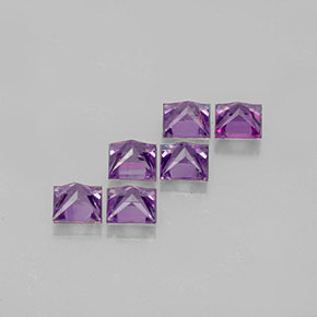 Achetez naturel ct violet saphir gems, carré, en provenance tanzanie chez gemselect. en stock, livraison internationale!