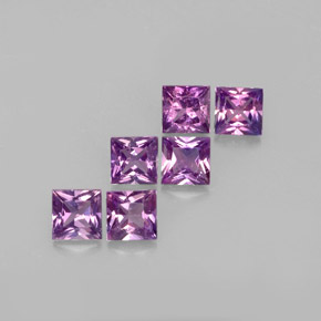 Achetez naturel ct violet saphir gems, carré, en provenance tanzanie chez gemselect. en stock, livraison internationale!