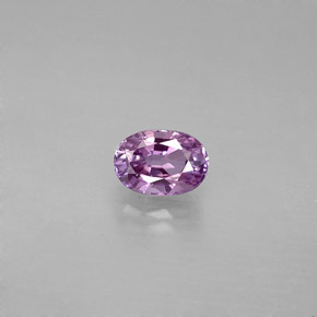 Saphir violet naturelle coupe ovale, 0,77 ct, VVS-VS