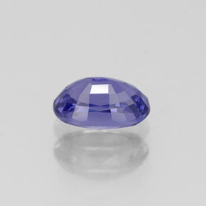 Saphir violet naturelle coupe ovale, 0,67 ct, VS