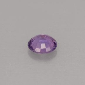 Saphir violet naturelle coupe roude, 0,55 ct, VVS-VS