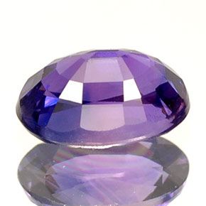Saphir bleue naturelle coupe ovale, 0,73 ct, VS