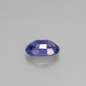 Saphir violet naturelle coupe ovale, 0,60 ct, VVS-VS