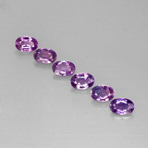Achetez naturel ct violet saphir gems, coupe ovale, en provenance tanzanie chez gemselect. en stock, livraison internationale!