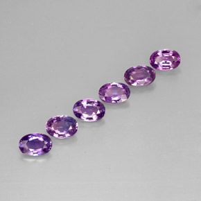 Achetez naturel ct violet saphir gems, coupe ovale, en provenance tanzanie chez gemselect. en stock, livraison internationale!