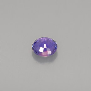 Saphir violet naturelle coupe roude, 0,51 ct, VVS-VS