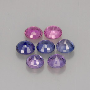 Achetez naturel ct violet saphir gems, coupe roude, en provenance tanzanie chez gemselect. en stock, livraison internationale!