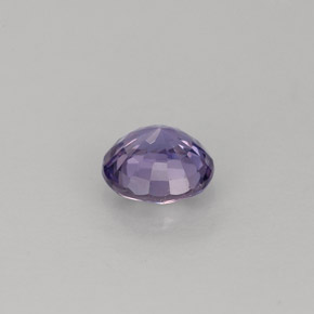 Saphir violet naturelle coupe roude, 0,65 ct, VVS-VS