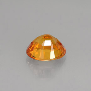 Saphir jaune naturelle coupe ovale, 1,67 ct, VS-SI