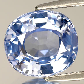 Saphir bleue naturelle coupe coussin, 5,17 ct, VS