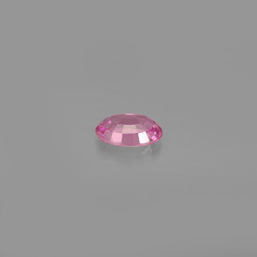 Saphir rose naturelle coupe ovale, 0,58 ct, VVS-VS