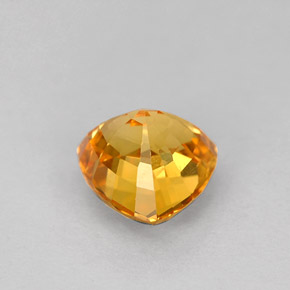 Saphir jaune naturelle trillion, 1,14 ct, VS