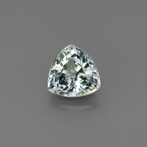 Saphir vert naturelle trillion, 1,11 ct, VS