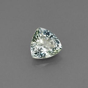 Saphir vert naturelle trillion, 1,11 ct, VS